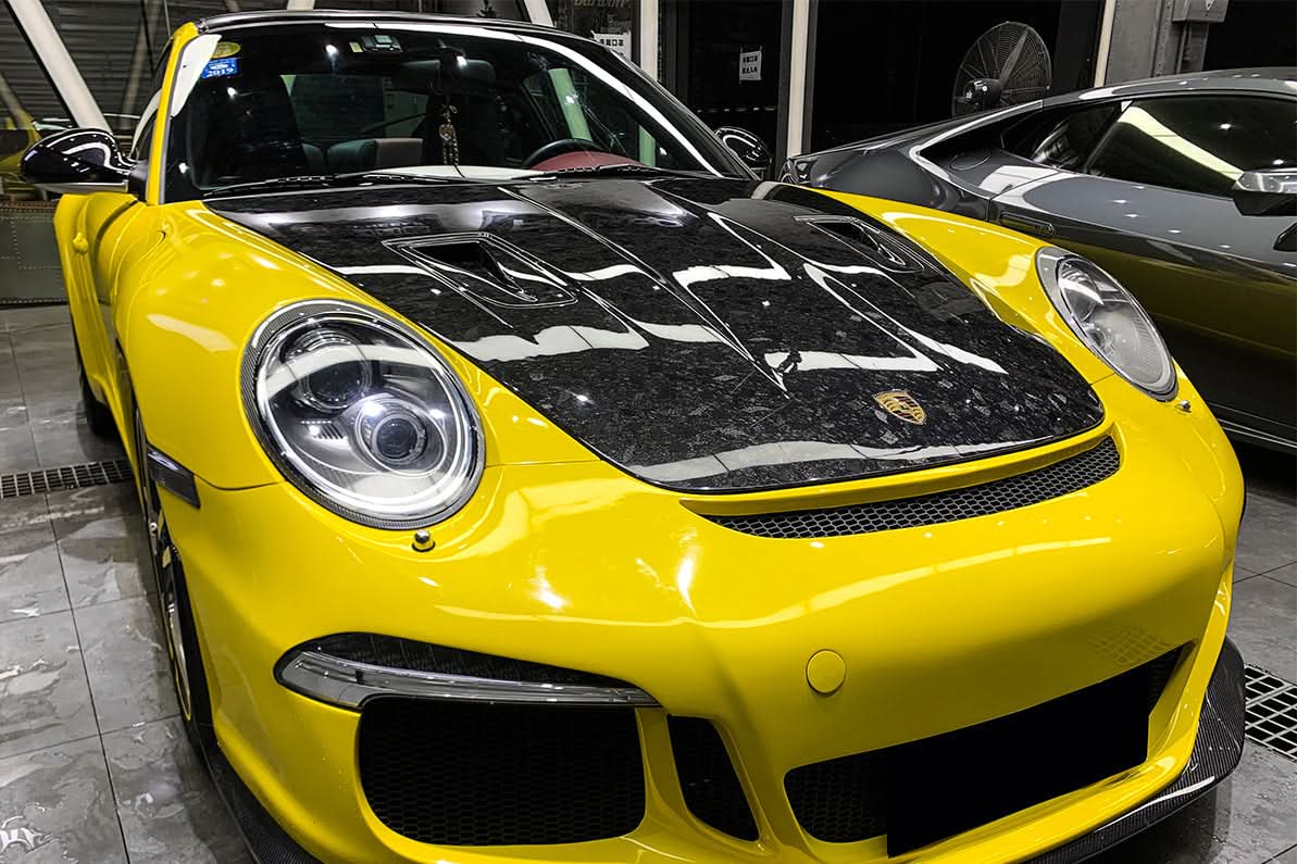 DarwinPRO 2005-2012 Porsche 911 997 Carrera & S & 4S & Turbo & 06-12 Cayman 987 GT2RS Style Hood