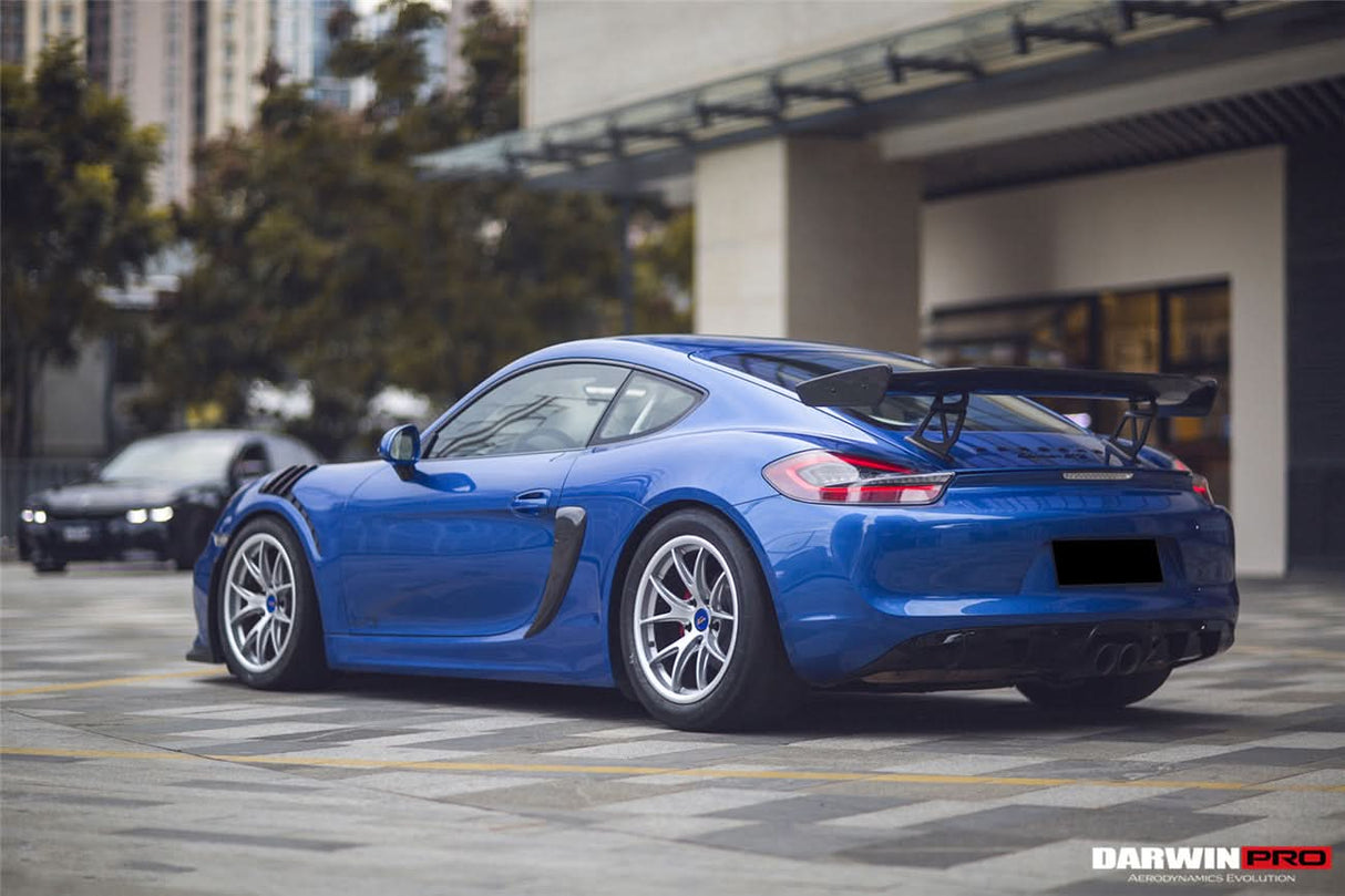 2012-2025 Porsche 718 | 981 Boxster | Cayman GT4 Style Style Carbon Fiber Trunk Spoiler Wing