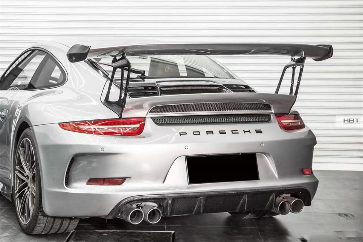 DarwinPRO 2012-2015 Porsche 911 991.1 Carrera & S & 4S GT3RS Style Trunk Spoiler Wing