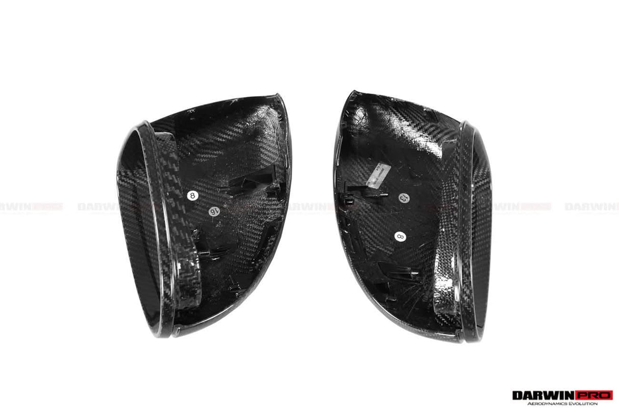 2017-2026 Porsche Panamera 971.1 971.2 976 OEM Style Autoclave Carbon Fiber Mirror Housing Replacement | Fits 4, 4S, GTS, GTS Sport Turismo, Turbo, Turbo S, E‑Hybrid