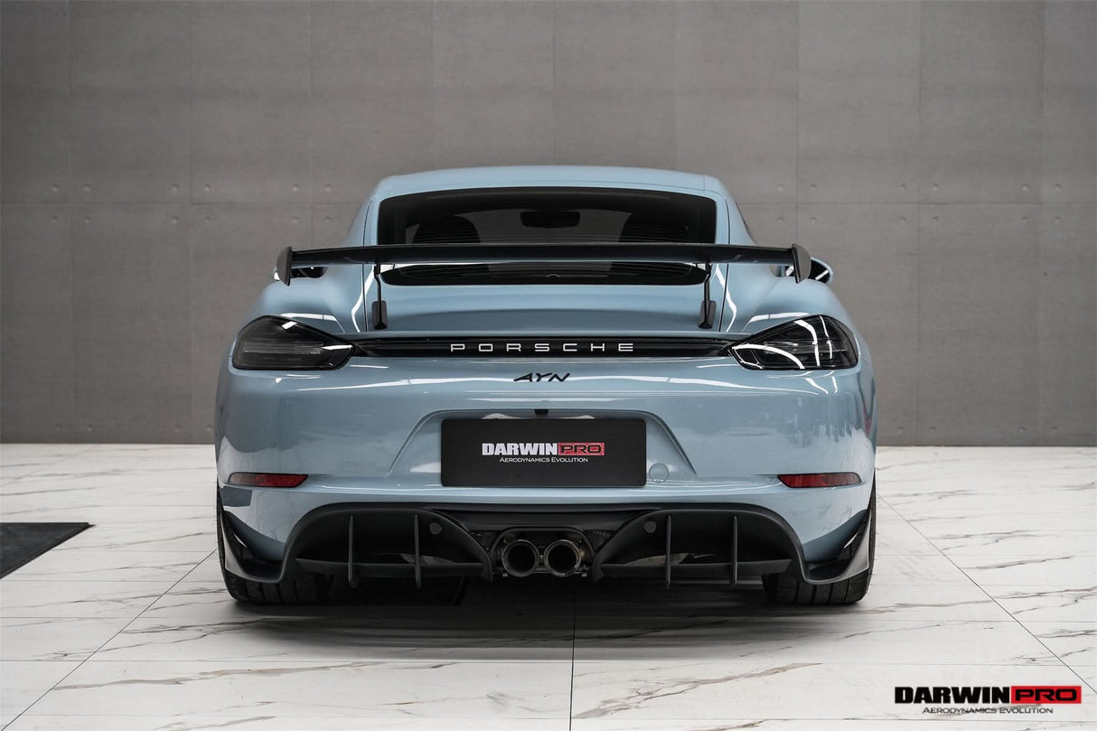 DarwinPRO 2016-2025 Porsche 718 Cayman And Boxster Stuttmate Carbon Fiber Rear Diffuser
