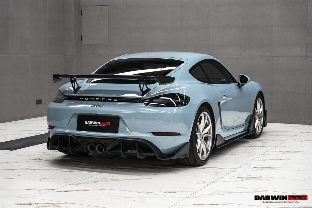 DarwinPRO 2016-2025 Porsche 718 Cayman And Boxster Stuttmate Carbon Fiber Rear Diffuser