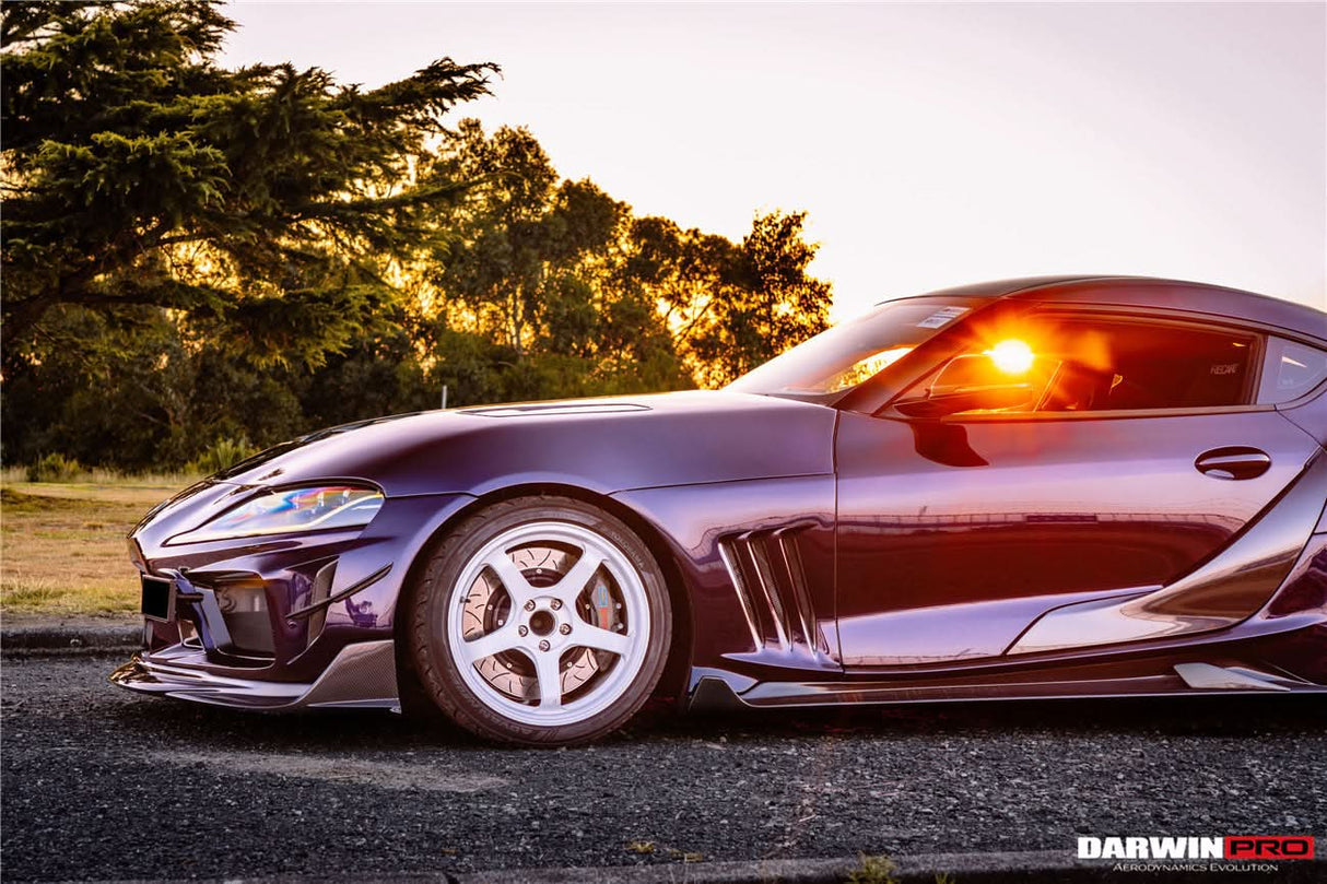 2019-UP Toyota GR Supra (J29 & DB) A90 A91 BKSSII Style Part Carbon Fiber Side Skirts & Fender