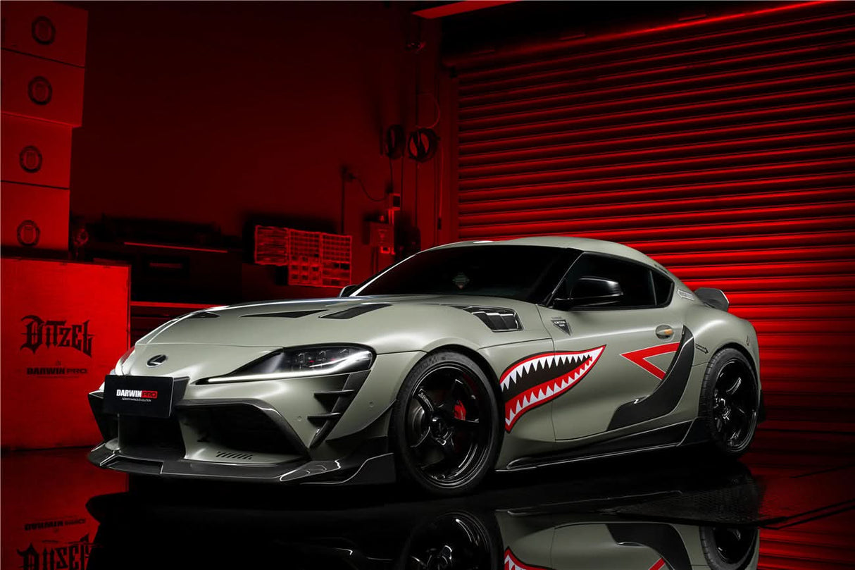 2019-UP Toyota GR Supra (J29 & DB) A90 A91 OEM Style Carbon Fiber Door Penal Garnish Trim Replacement