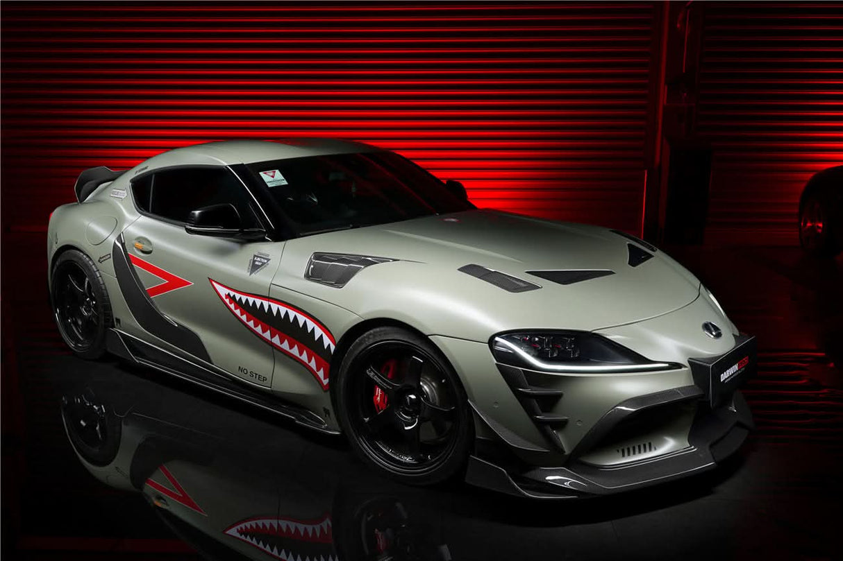 2019-UP Toyota GR Supra (J29 & DB) A90 A91 OEM Style Carbon Fiber Door Penal Garnish Trim Replacement
