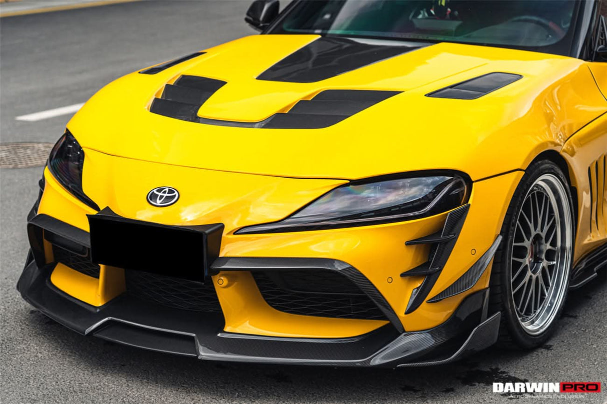 2019-UP Toyota GR Supra (J29 & DB) A90 A91 BKSS Style Carbon Fiber Front Canards