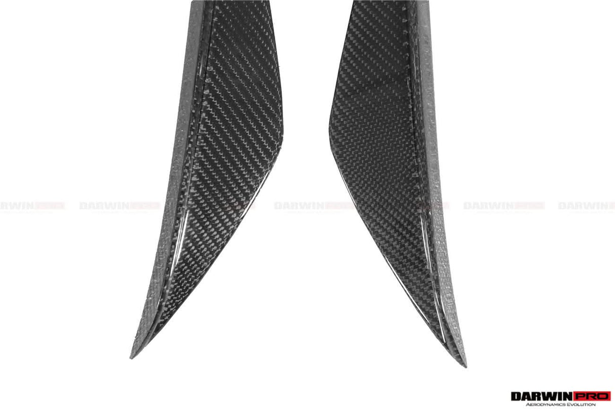 2019-UP Toyota GR Supra (J29 & DB) A90 A91 BKSS Style Carbon Fiber Front Canards