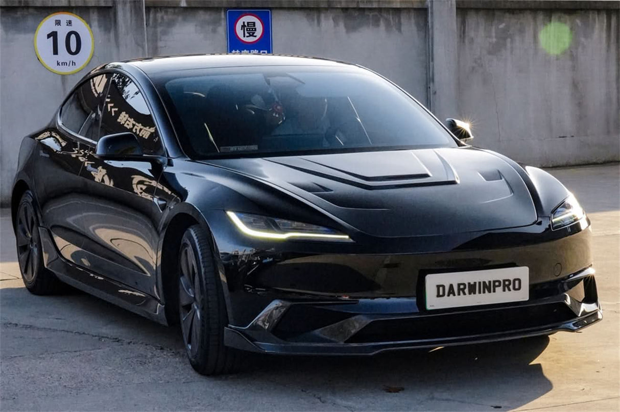 2024-2026 Tesla Model 3 Highland RWD AWD Carbon Fiber IMP Design Front Lip(DONT FIT PERFORMANCE)