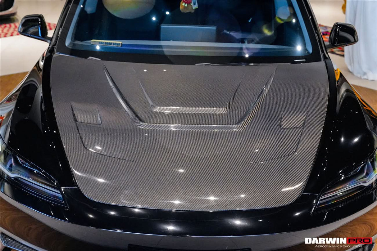 DarwinPRO 2024-2026 Tesla Model 3 Highland RWD AWD Performance Carbon Fiber IMP Design Hood