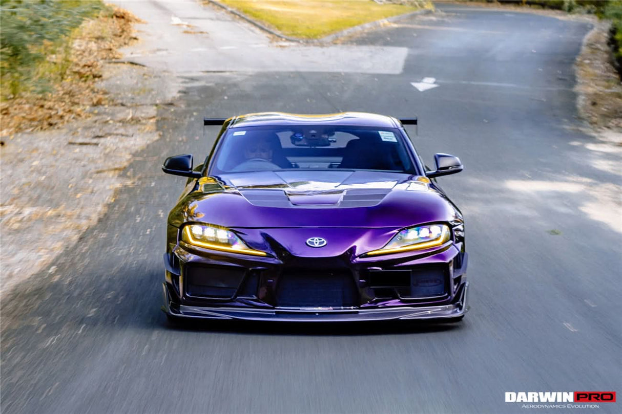 2019-UP Toyota GR Supra (J29 & DB) A90 A91 BKSSII Style Partial Carbon Fiber Front Bumper