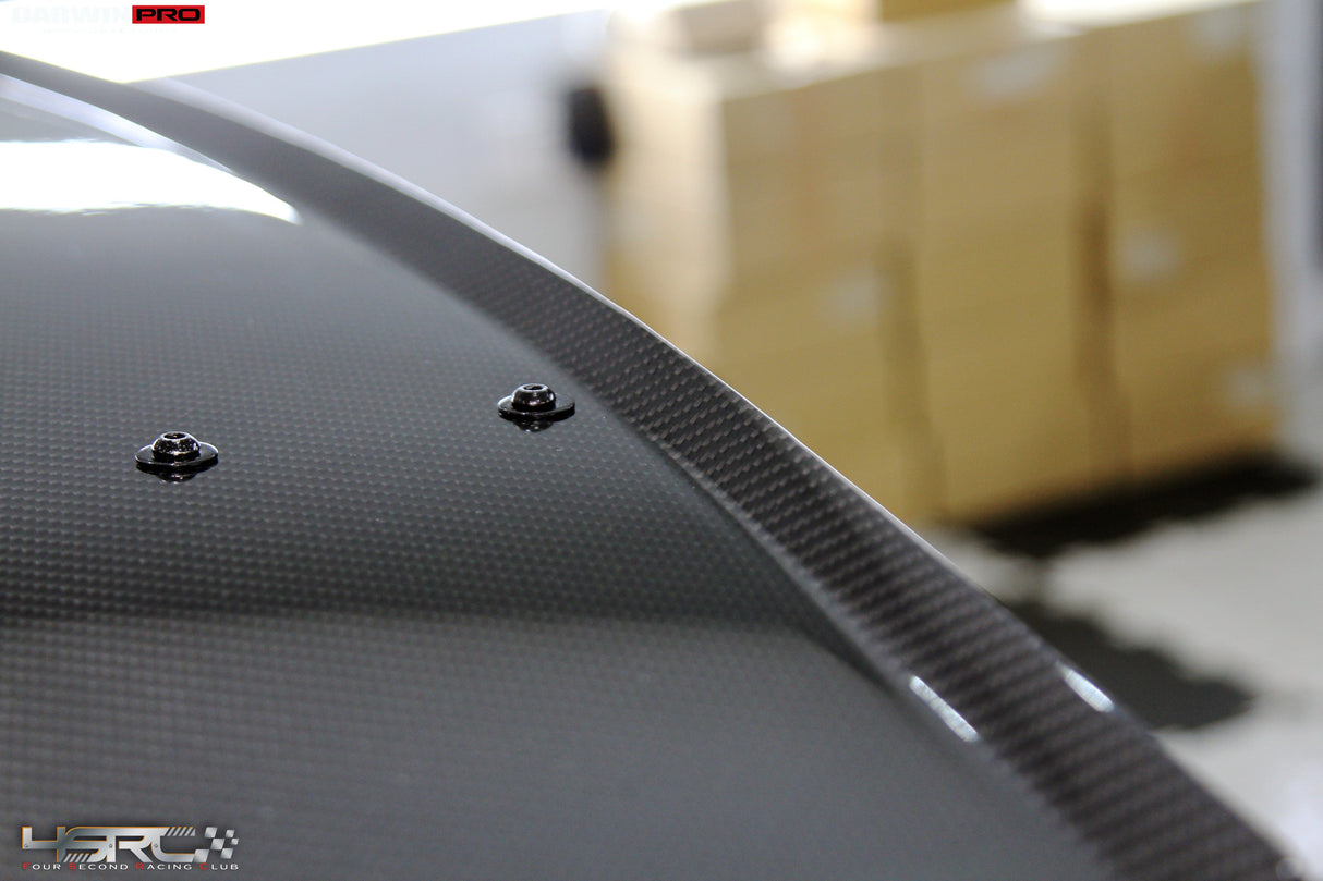 Nissan GTR R35 2008+ Autoclave Carbon Fiber R1-D Drag Spoiler Wing - DarwinPRO X 4SRC