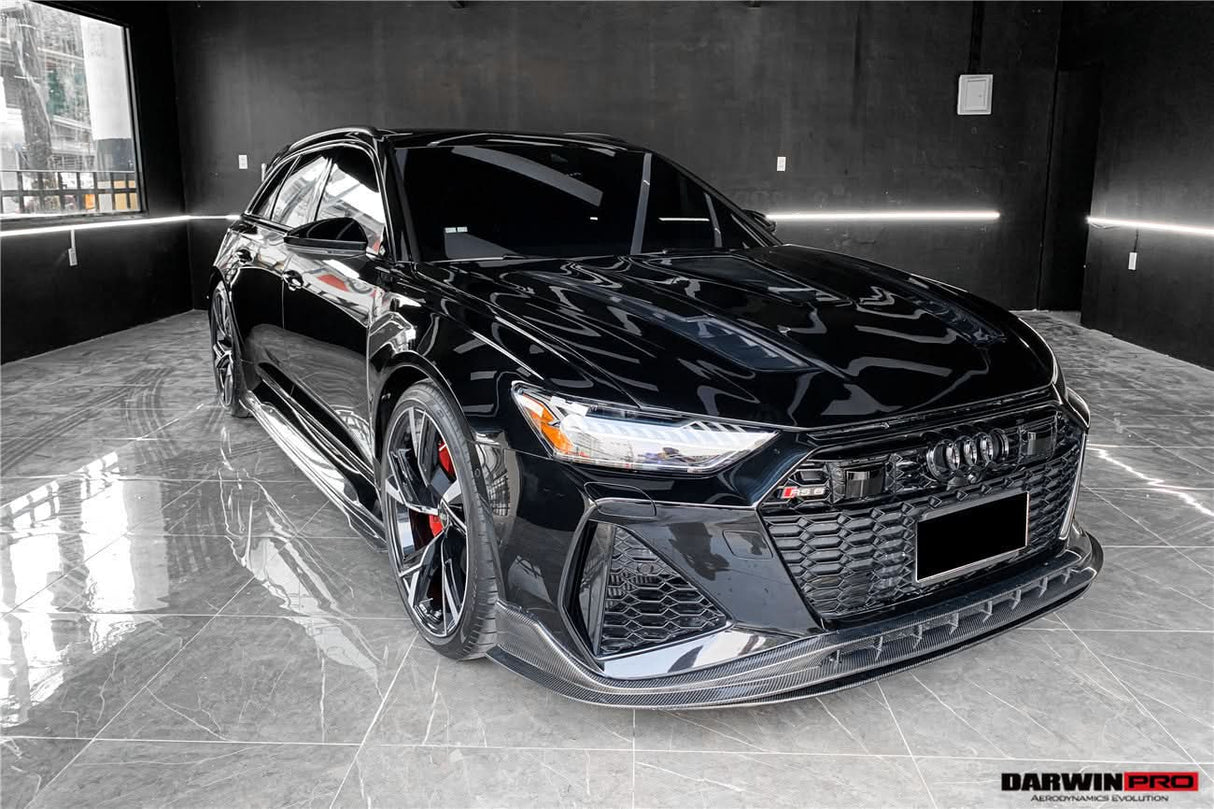 DarwinPRO 2019-UP Audi RS6 Avant C8 & RS7 Quattro BKSS Style Front Lip