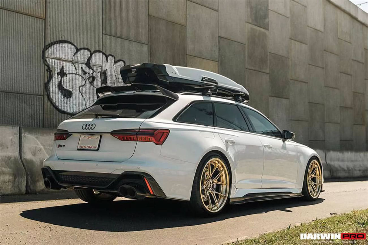 DarwinPRO 2019-UP Audi RS6 Avant C8 & RS7 Quattro BKSS Style Side Skirts