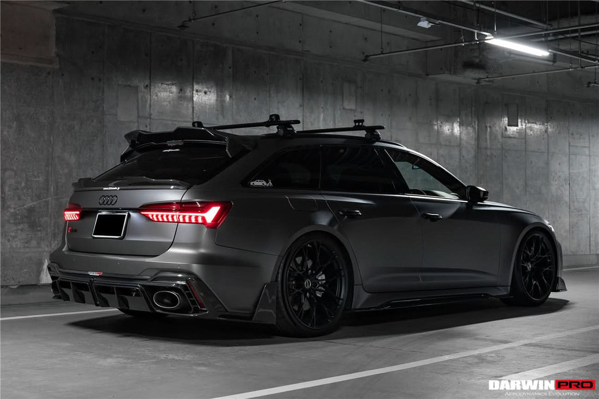 DarwinPRO 2019-UP Audi RS6 Avant C8 IMP Performance Carbon Fiber Middle Spoiler