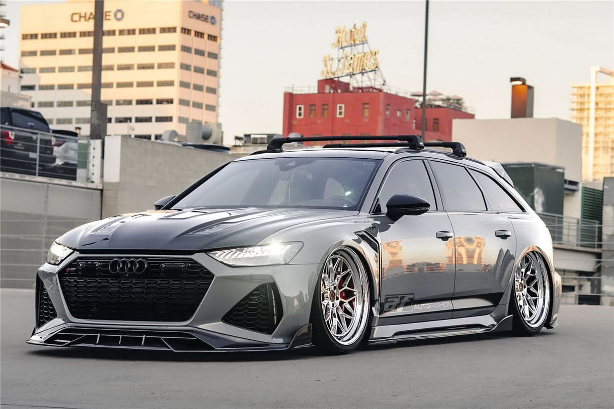 2019-UP Audi RS6 Avant C8 | RS7 Quattro Carbon Fiber Front Lip - DarwinPRO (iMP Design)