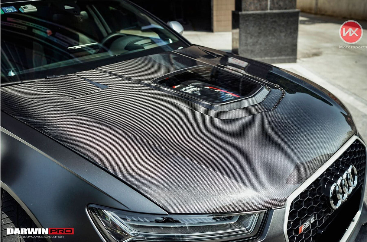 2013-2018 Audi A6 S6 RS6 Carbon Fiber Hood DarwinPRO (BKSS)