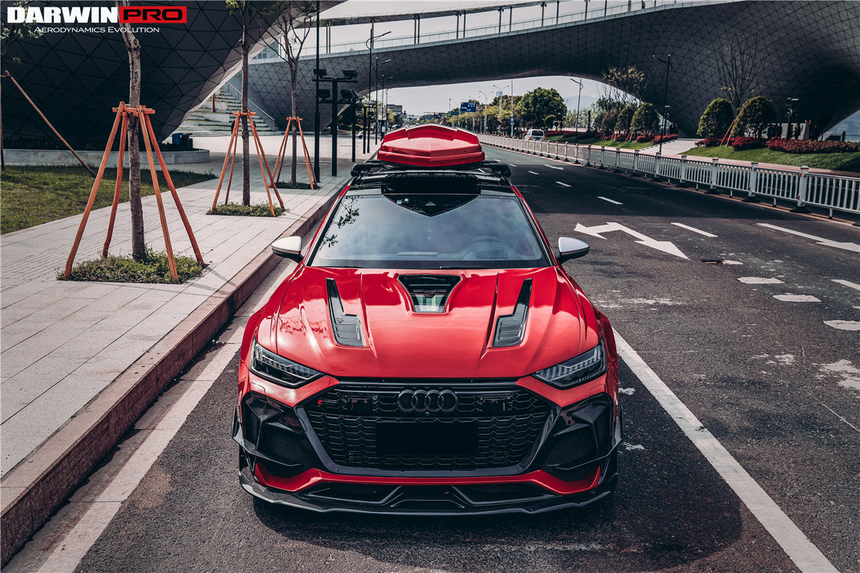 DarwinPRO 2019-UP Audi RS6 Avant C8 IMP Performance Partial Carbon Fiber Hood