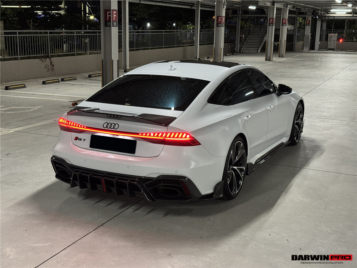 DarwinPRO 2019-UP Audi RS6 Avant C8 RS7 C8 Quattro IMP Design Rear Diffuser