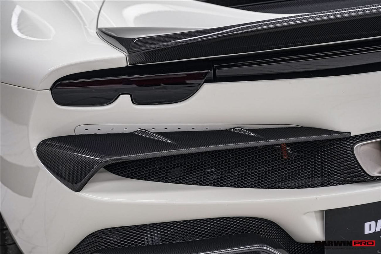DarwinPRO 2022-2026 Ferrari 296 GTB & GTS Type F171 iMP Style Carbon Fiber Rear Bumper Trim