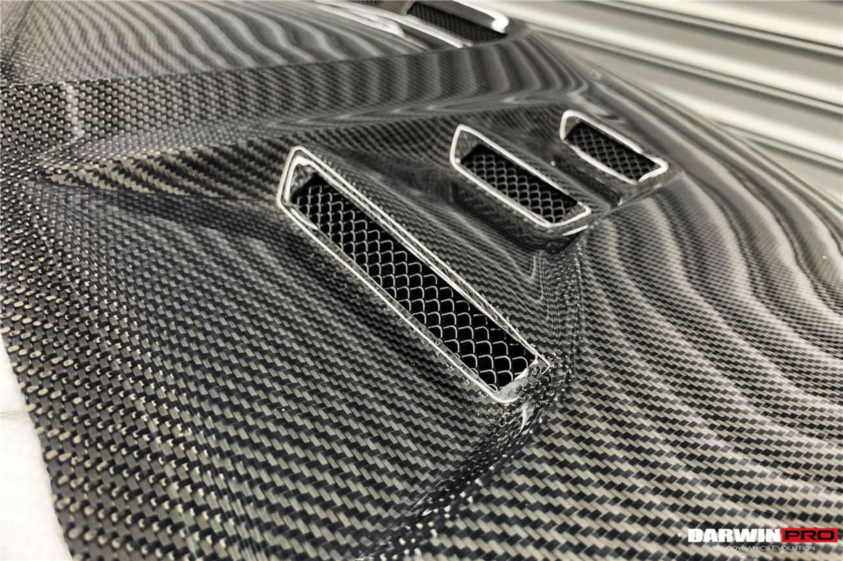 2007-2015 Infiniti Carbon Fiber Hood DarwinPRO (BKSS) Fits G25, G35, G37 Sedan
