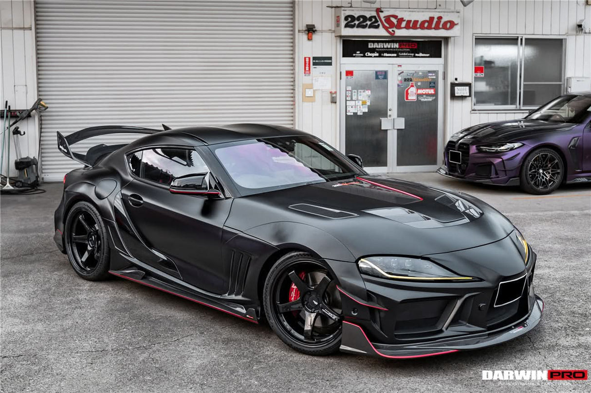 2019-UP Toyota GR Supra (J29 & DB) A90 A91 BKSSII Style Partial Carbon Fiber Front Bumper