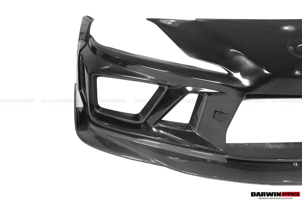 2019-UP Toyota GR Supra (J29 & DB) A90 A91 BKSSII Style Partial Carbon Fiber Front Bumper