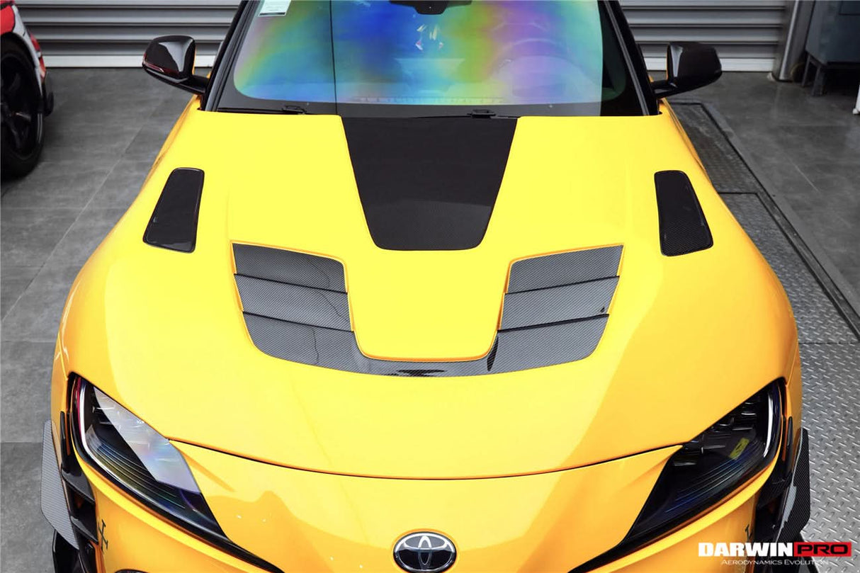 2019-UP Toyota GR Supra (J29 DB) A90 A91 BKSSII Style Carbon Fiber Hood