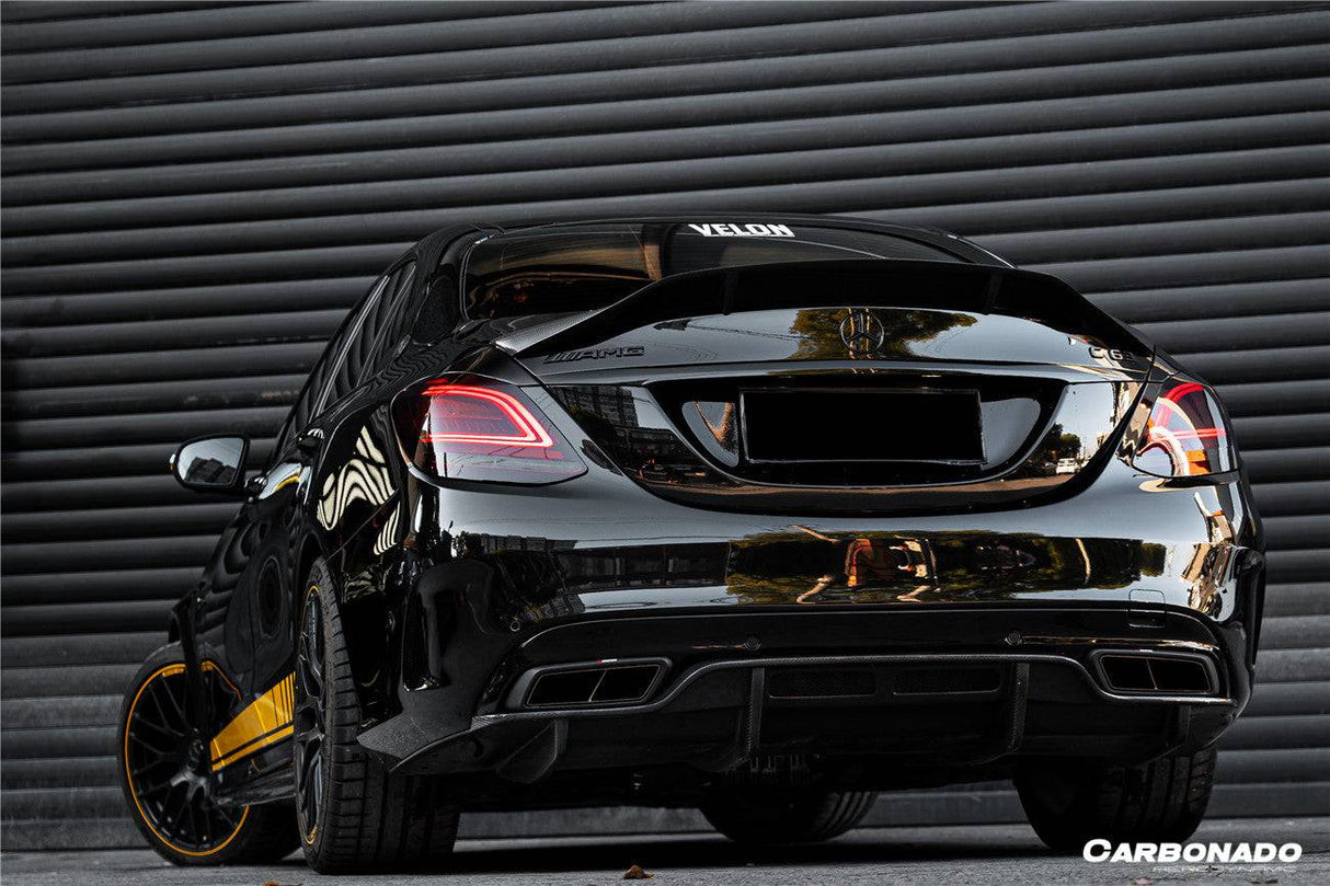2015-2021 Mercedes Benz C63 AMG C-Class W205 Sedan RT Style Trunk Spoiler