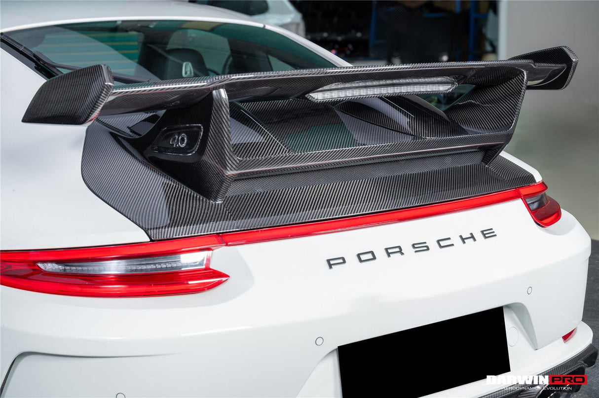 2013-2019 Porsche Carrera 911 991.2 Autoclave Carbon Fiber Trunk Spoiler Wing DarwinPRO (GT3) Fits: 4, S, 4S, GTS, 4 GTS