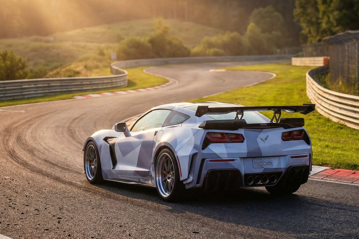 2013-2019 Corvette C7 Z51 Grandsport Z06 BKSS Style Trunk Wing Spoiler
