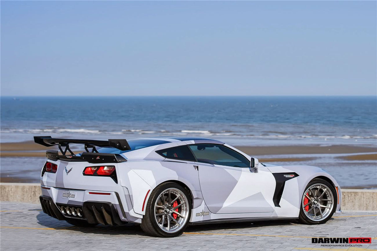 2013-2017 Chevrolet Corvette C7 Z51 BKSS Style Fiber Reinforce Ploymer Wide Rear Fender
