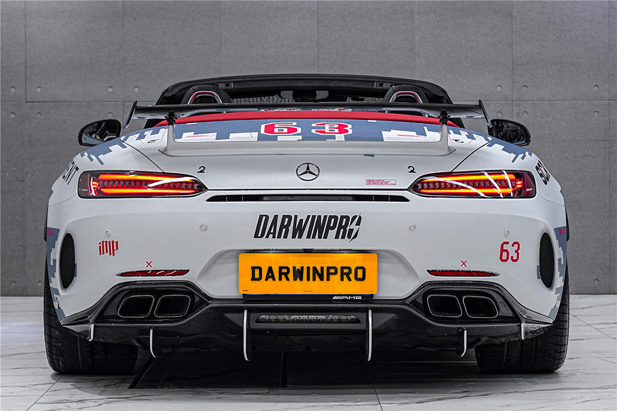 2015-2021 Mercedes Benz AMG GT GTC Roadster Only Carbon Fiber Trunk Spoiler Wing DarwinPRO (iMP Design)