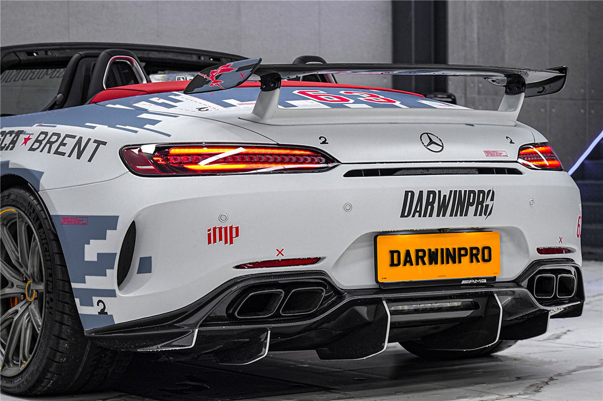 2015-2021 Mercedes Benz AMG GT GTC Roadster Only Carbon Fiber Trunk Spoiler Wing DarwinPRO (iMP Design)