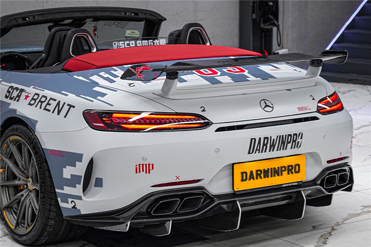 2015-2021 Mercedes Benz AMG GT GTC Roadster Only Carbon Fiber Trunk Spoiler Wing DarwinPRO (iMP Design)