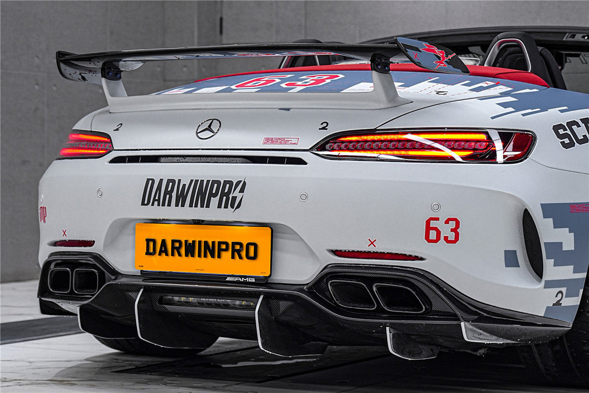 2015-2021 Mercedes Benz AMG GT GTC Roadster Only Carbon Fiber Trunk Spoiler Wing DarwinPRO (iMP Design)