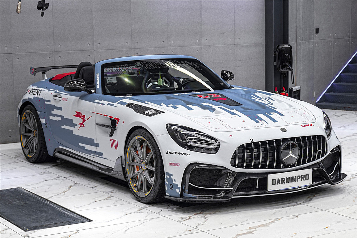 2017-2021 Mercedes Benz AMG GT GTS GTC Partial Carbon Fiber Front Bumper DarwinPRO IMP Design