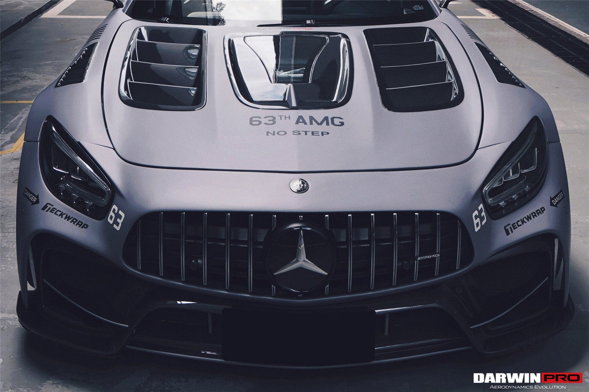2017-2021 Mercedes Benz AMG GT GTS GTC Partial Carbon Fiber Front Bumper DarwinPRO IMP Design