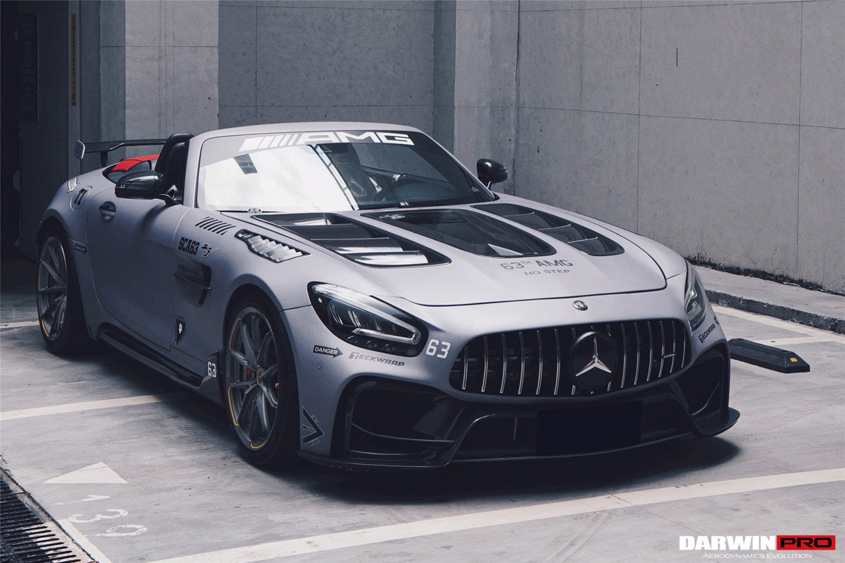 2017-2021 Mercedes Benz AMG GT GTS GTC Partial Carbon Fiber Front Bumper DarwinPRO IMP Design