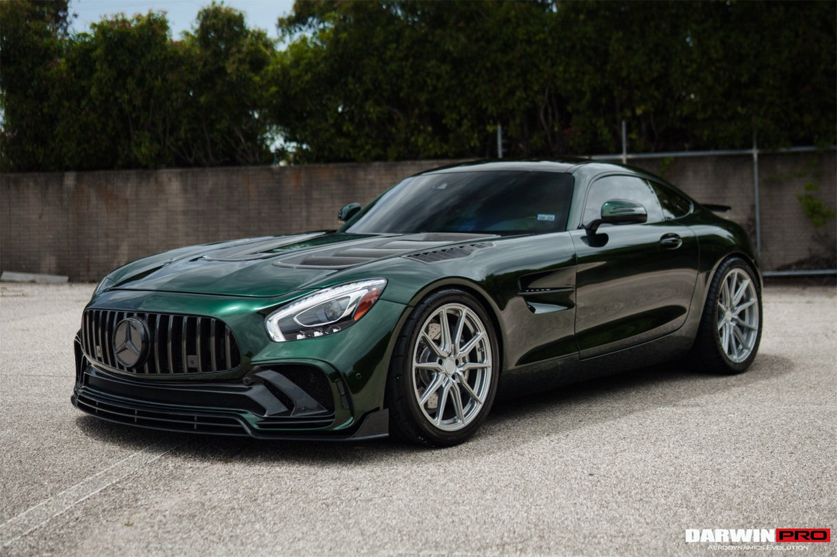 2015-2021 Mercedes Benz AMG GT | GTS | GTC Partial Carbon Fiber Front Bumper Darwinpro IMPII Design