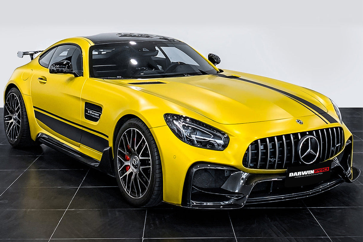 2017-2021 Mercedes Benz AMG GT GTS GTC Partial Carbon Fiber Front Bumper DarwinPRO IMP Design