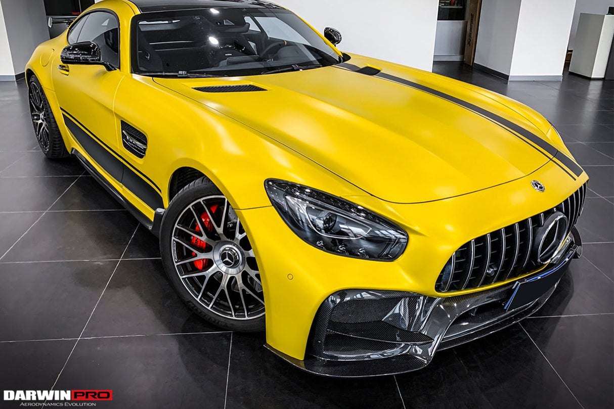 2017-2021 Mercedes Benz AMG GT GTS GTC Partial Carbon Fiber Front Bumper DarwinPRO IMP Design