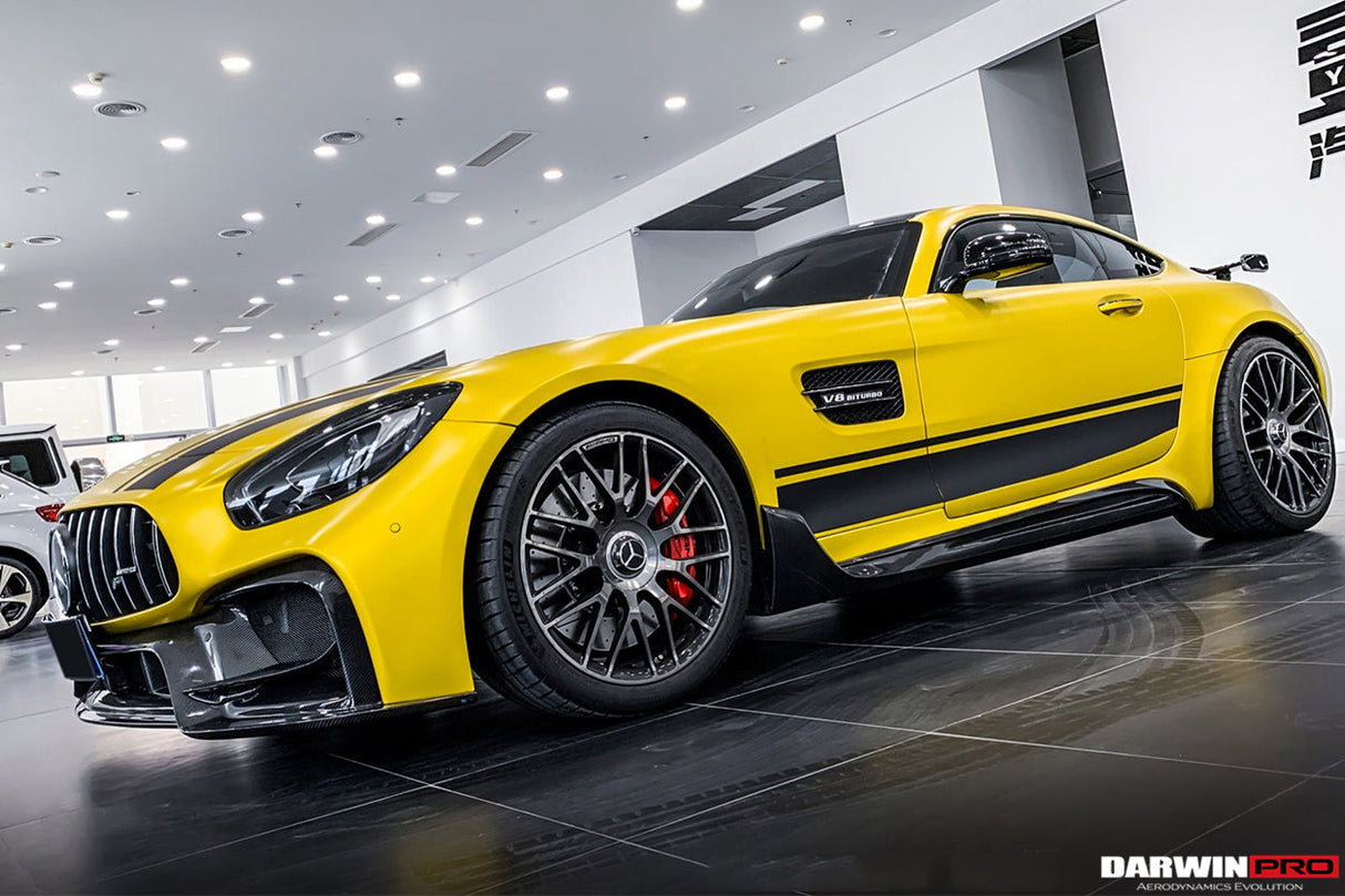 2017-2021 Mercedes Benz AMG GT GTS GTC Partial Carbon Fiber Front Bumper DarwinPRO IMP Design