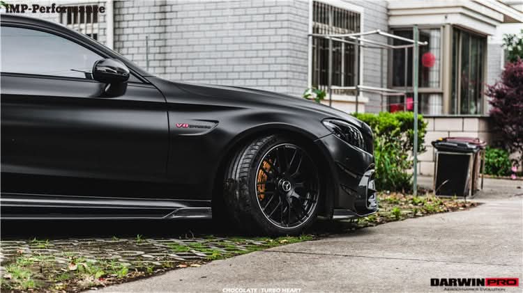 2015-2021 Mercedes Benz C63 C-Class Coupe IMP Performance Carbon Fiber Side Skirts