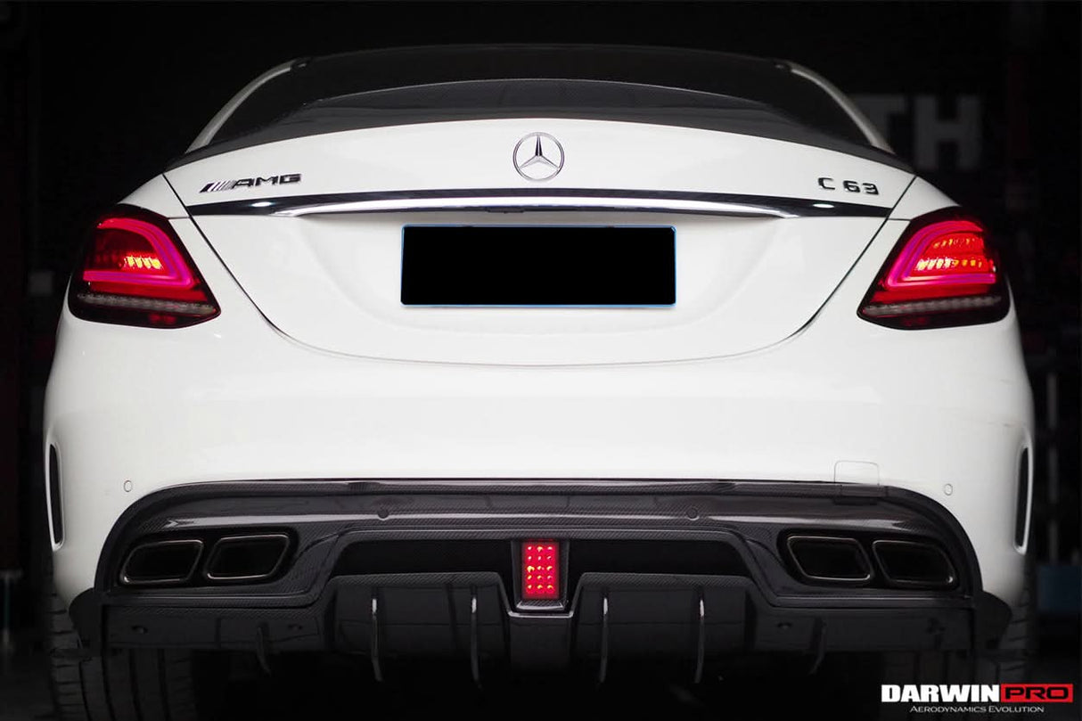 2015-2021 Mercedes Benz W205 C63 S AMG Sedan IMP Performance Carbon Fiber Rear Diffuser