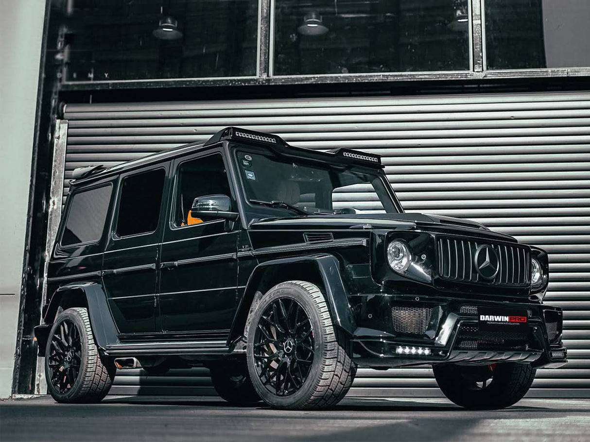 2008-2018 Mercedes Benz W463 G Wagon IMP Style Carbon Fiber Front Roof Spoiler | Fits G500, G550, G63 AMG, G65 AMG
