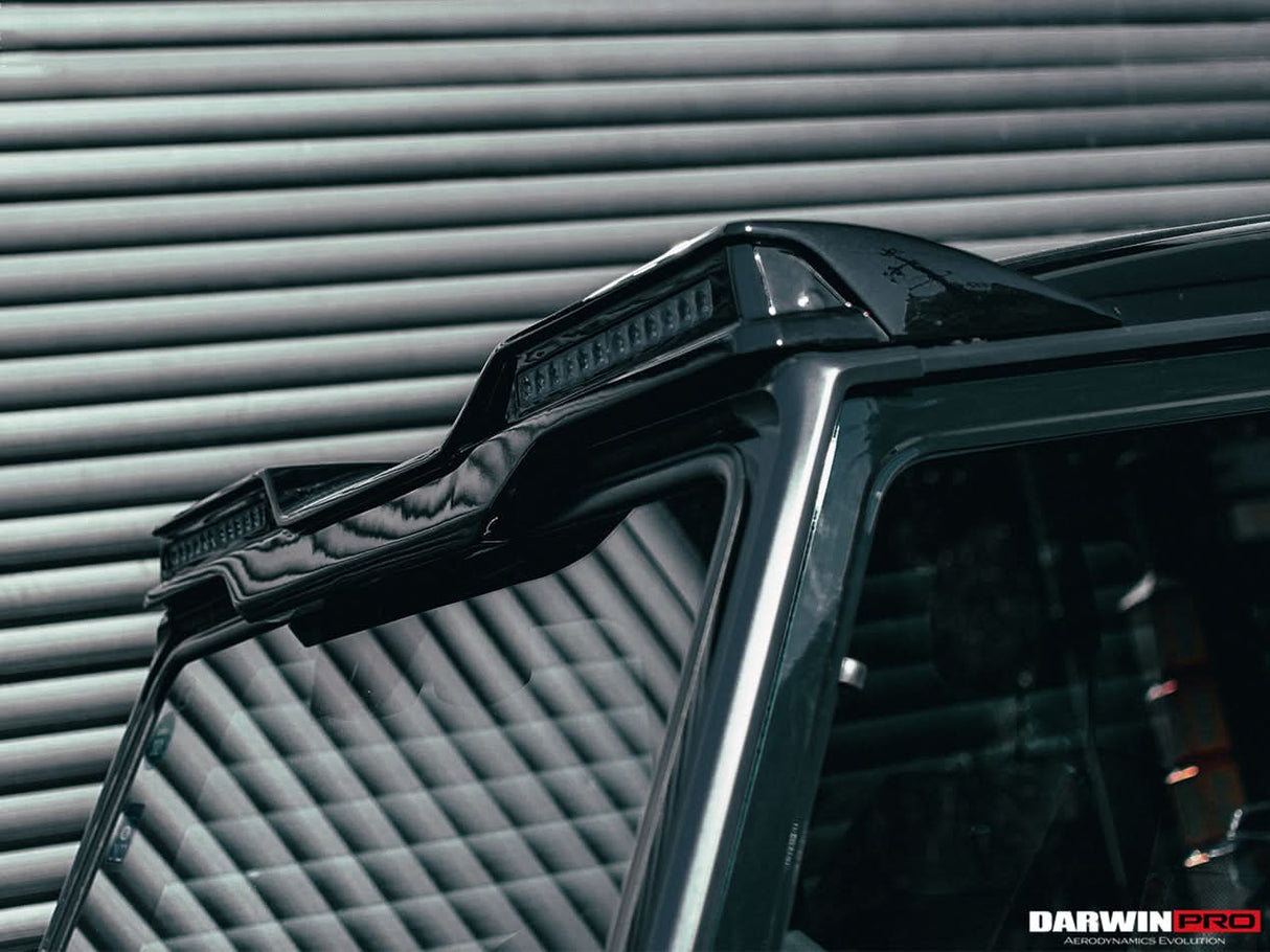 2008-2018 Mercedes Benz W463 G Wagon IMP Style Carbon Fiber Front Roof Spoiler | Fits G500, G550, G63 AMG, G65 AMG