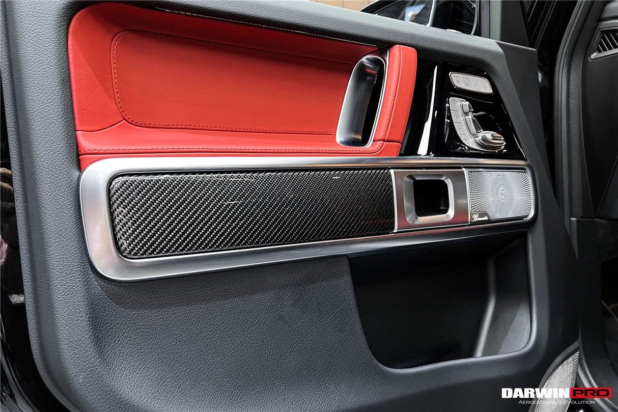 2019-2023 Mercedes Benz G-Wagon W464 Dry Carbon Fiber Door Patch Replacement DarwinPRO (OE) | Fits G550, G63 AMG, G-Class