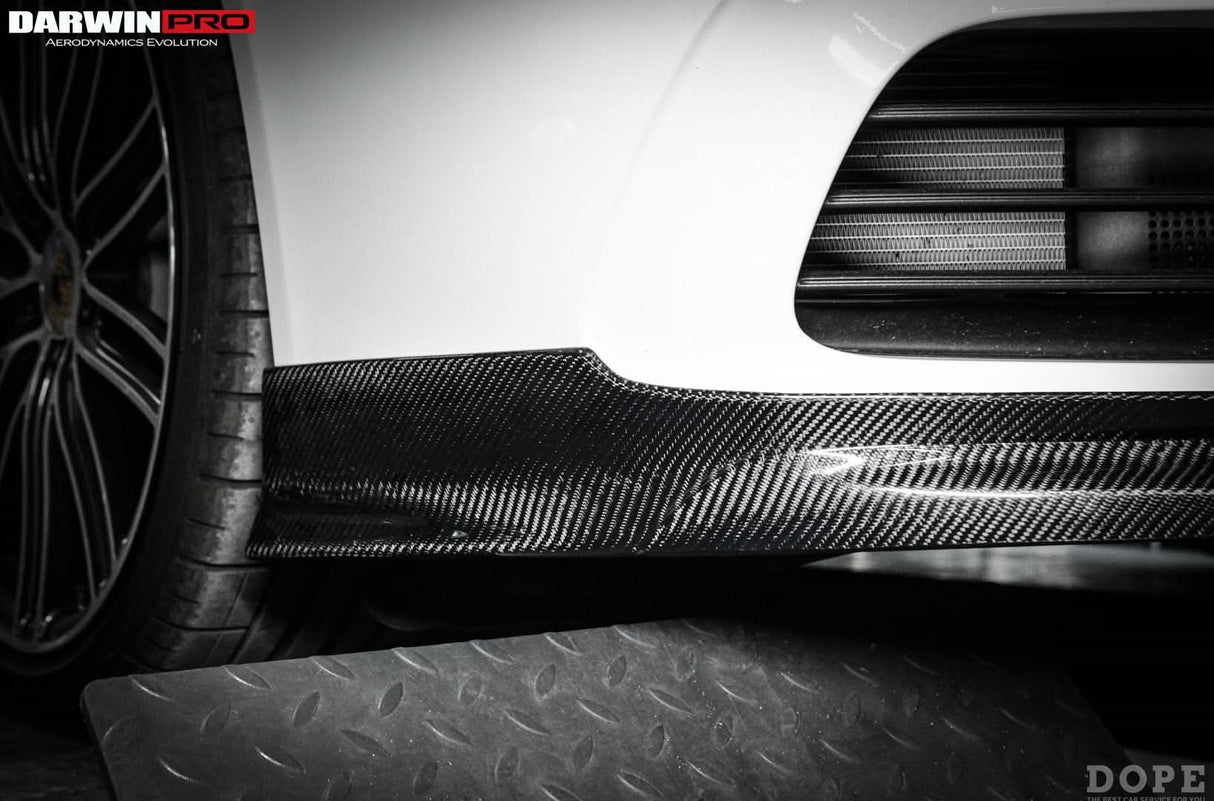 DarwinPRO 2016-2025 Porsche 718 Cayman And Boxster BKSS Style Carbon Fiber Front Lip