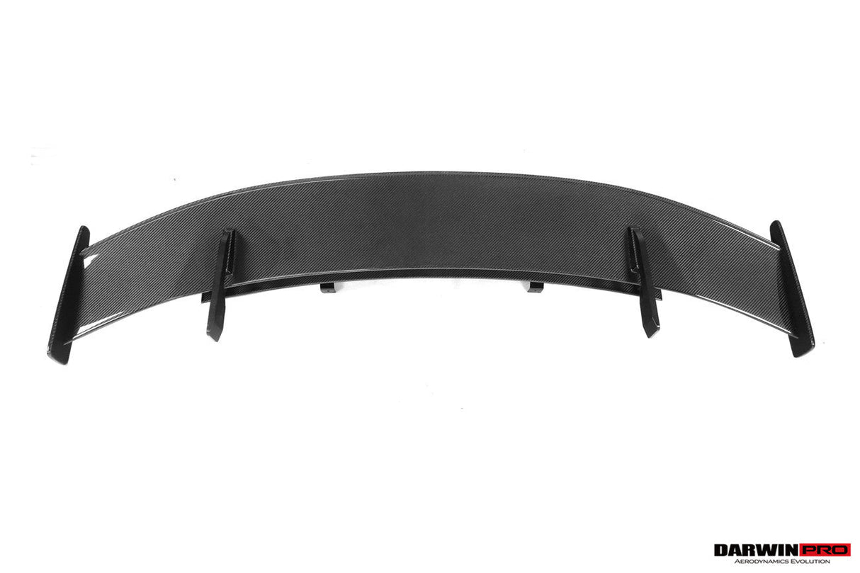 2016-2025 Audi R8 GEN2 Coupe Performance Parts Style Dry Carbon Fiber Trunk Wing with Base and Aluminum Legs