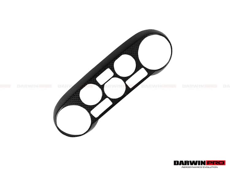 2015-2020 Ferrari Dry Carbon Fiber AC Control Panel Cover | Fits 488, Pista